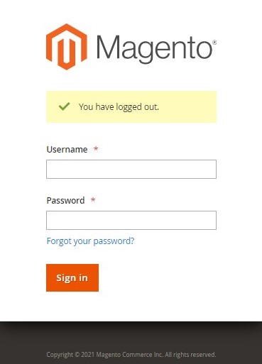 MagentoLogin