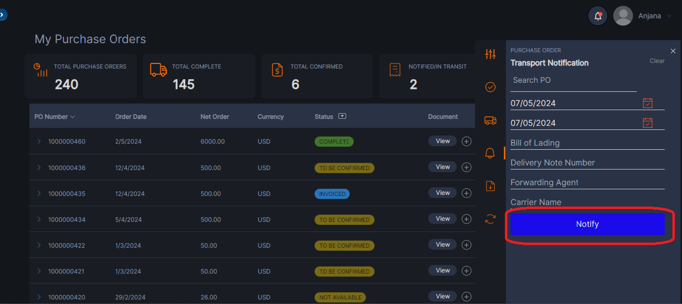Dark Theme Button color